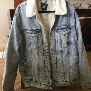 Fleece Lined Urban Outfitters Jeans Jacket